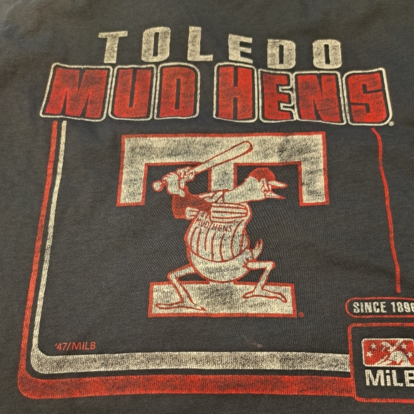 Mens '47 Toledo Mud Hens Tee Shirt - Picture 6 of 9